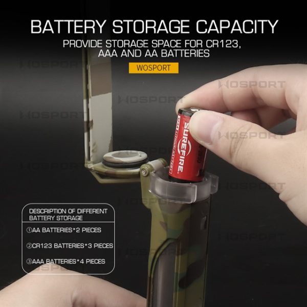 WST Tactical MOLLE Battery Storage Box – Green WST Tactical MOLLE Battery Storage Box – Green