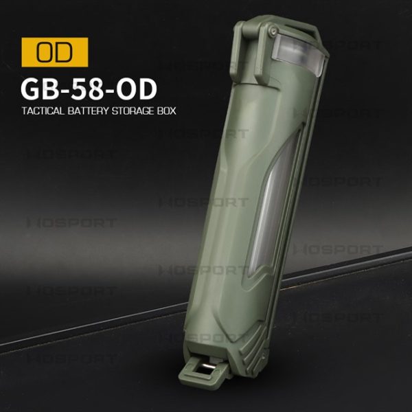 WST Tactical MOLLE Battery Storage Box – Green WST Tactical MOLLE Battery Storage Box – Green