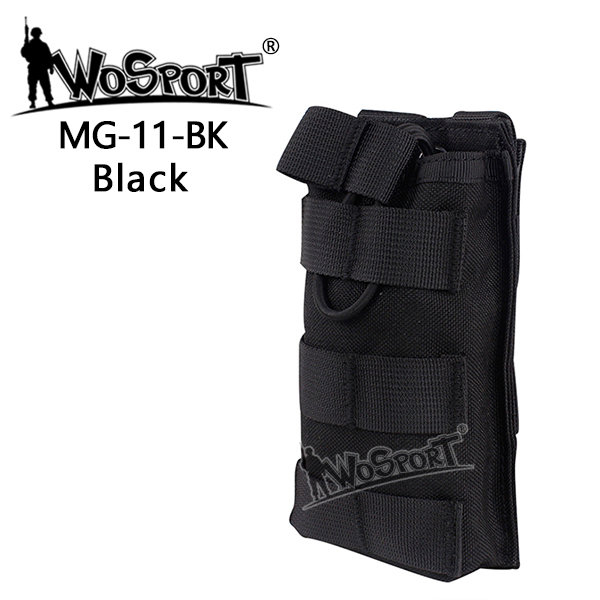 WST MOLLE Open Single M4 / AR15 Magazine Pouch – Black WST MOLLE Open Single M4 / AR15 Magazine Pouch – Black