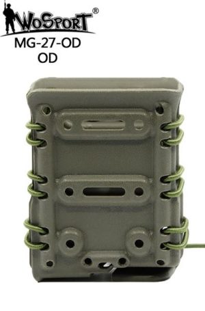 WST Nylon MOLLE 7.62 / AK Magazine Pouch – Green
