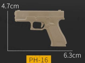 WST G-Series Pistol 3D PVC Patch – Tan