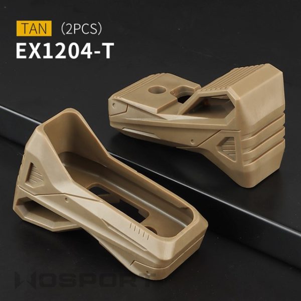 WST Multi-functional M4 Magazine Grip, 2 Pieces – Tan WST Multi-functional M4 Magazine Grip, 2 Pieces – Tan