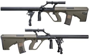 Steyr Aug with silencer (SW-020-AM) - OD