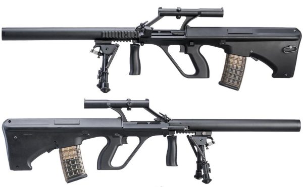 Steyr Aug with silencer (SW-020-AM) - Black Steyr Aug with silencer (SW-020-AM) - Black