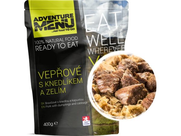 AM MRE Pork with Dumplings and Cabbage (400 g) AM MRE Pork with Dumplings and Cabbage (400 g)