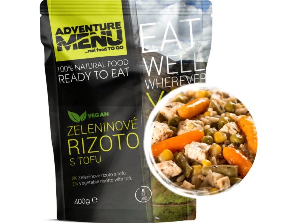 AM MRE Vegetarian Vegetable Risotto with Tofu (400 g)