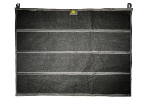 Patch panel for patches with Velcro 70x90cm - black