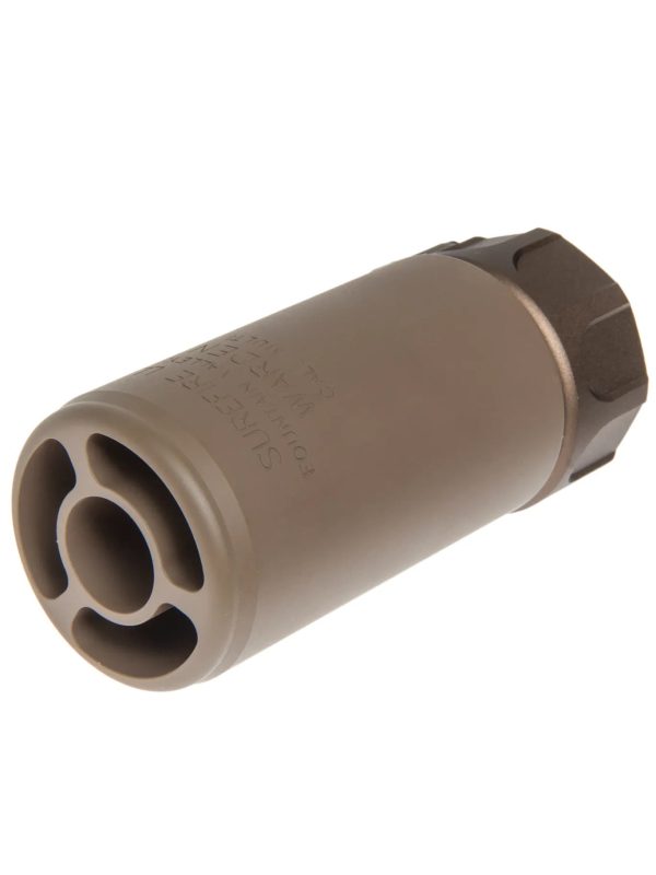 Angry Gun QD WARDEN BLAST Silencer (Full Markings), 14- mm (CCW) - Black