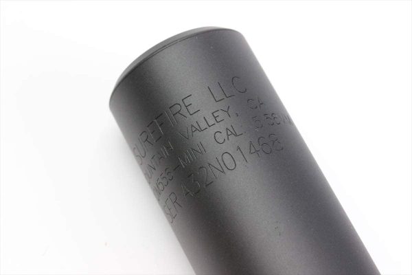 Angry Gun QD Mini SOCOM556 Silencer (Full Markings), 14- mm (CCW) - Black
