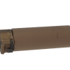 Angry Gun QD Mini SOCOM556 Silencer (Full Markings), 14- mm (CCW) - Tan
