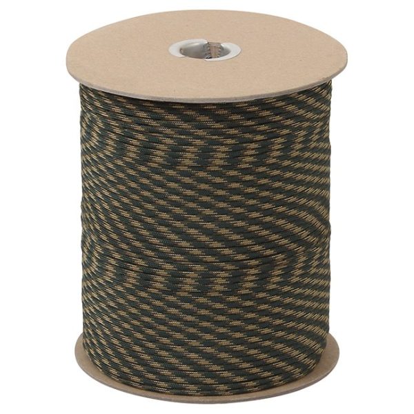 Nylon Paracord cord on reel 100 cm x 4 mm, Woodland Nylon Paracord cord on reel 100 cm x 4 mm, Woodland