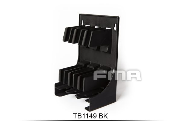 FMA Stand / Storage for 3 Magazines M4 / AR15 - Black FMA Stand / Storage for 3 Magazines M4 / AR15 - Black