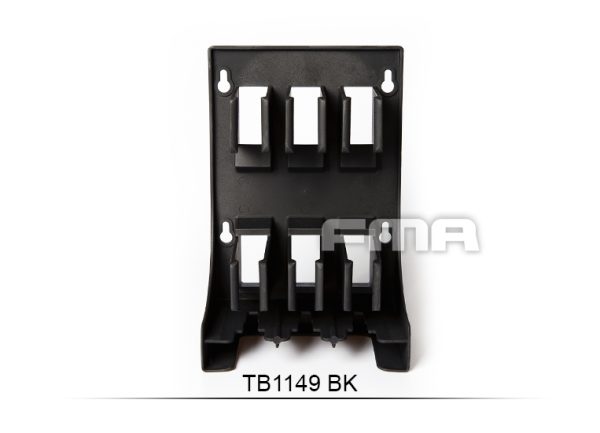 FMA Stand / Storage for 3 Magazines M4 / AR15 - Black FMA Stand / Storage for 3 Magazines M4 / AR15 - Black