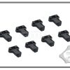 FMA Enlarged Magazine Pouch Pull Tabs, 8 pcs - Black