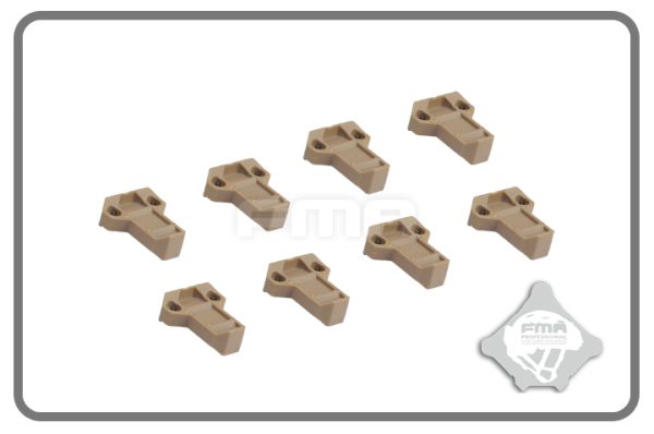 FMA Enlarged Magazine Pouch Pull Tabs, 8 pcs - Tan FMA Enlarged Magazine Pouch Pull Tabs, 8 pcs - Tan