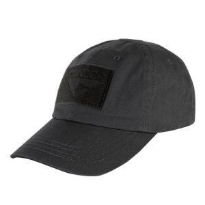 CONDOR Tactical Cap OPERATOR with Velcro Panels - Black CONDOR Tactical Cap OPERATOR with Velcro Panels - Black