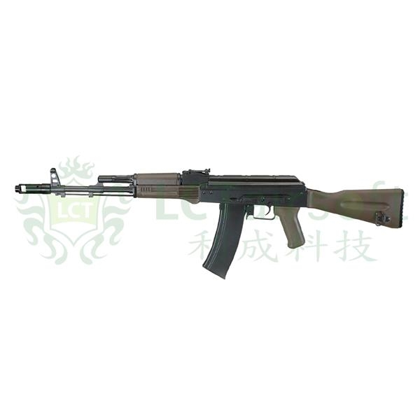 LCT AK-74M (LCK74M) Airsoft Rifle – Black / Green