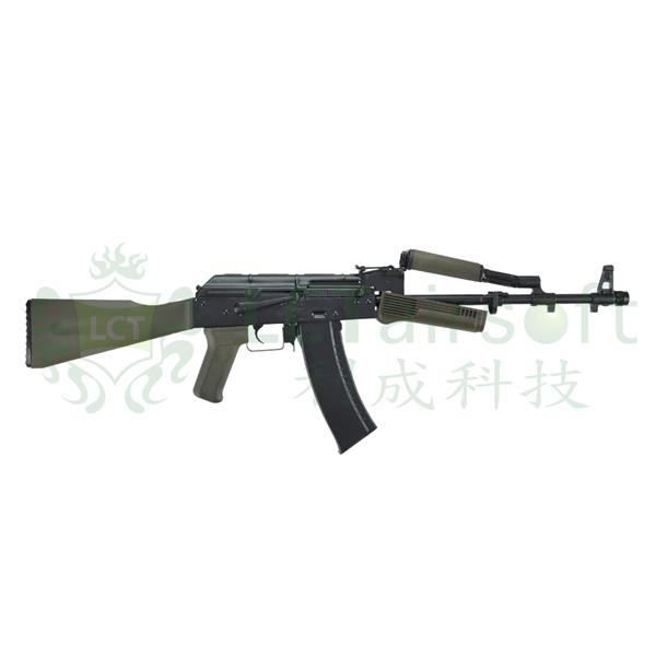 LCT AK-74M (LCK74M) Airsoft Rifle – Black / Green