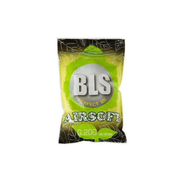 BLS BIO Airsoft Pellets 0.20g, 5000 BBs (Bag) - White BLS BIO Airsoft Pellets 0.20g, 5000 BBs (Bag) - White