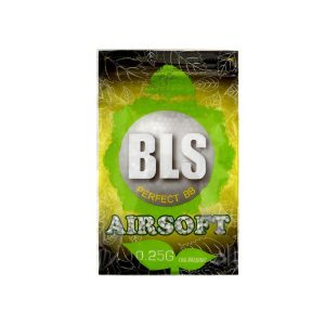 BLS BIO Airsoft Pellets 0.25g, 4000 BBs (Bag) - White BLS BIO Airsoft Pellets 0.25g, 4000 BBs (Bag) - White