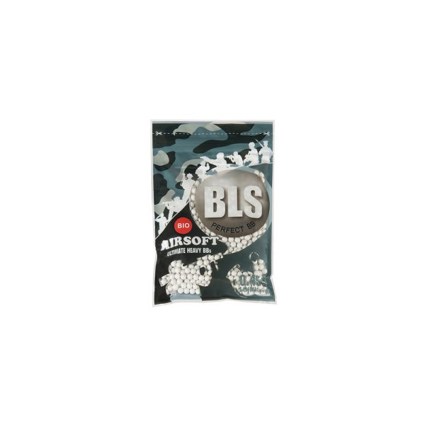 BLS BIO UH Airsoft Pellets 0.45g, 1000 BBs (Bag) - White BLS BIO UH Airsoft Pellets 0.45g, 1000 BBs (Bag) - White