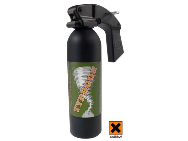 ESP Crowd Pepper Spray TYPHOON 400 ml (Beam - 6 m) - Black ESP Crowd Pepper Spray TYPHOON 400 ml (Beam - 6 m) - Black