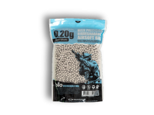 6mm 0,20g Biodegradable Airsoft BBs (5000 rounds, Bag) 6mm 0,20g Biodegradable Airsoft BBs (5000 rounds, Bag)