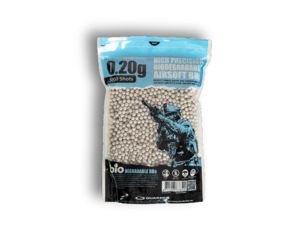 6mm 0,20g Biodegradable Airsoft BBs (5000 rounds, Bag)