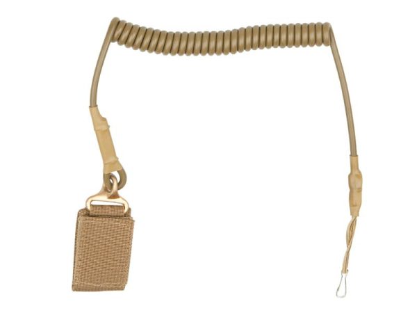 ASG Pistol Retention Lanyard with Carabiner - Tan ASG Pistol Retention Lanyard with Carabiner - Tan