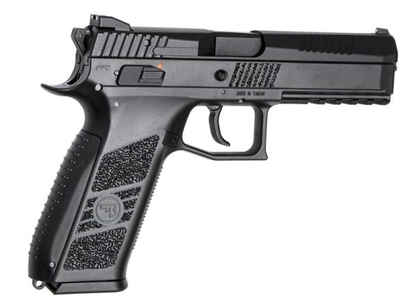 ASG CZ P-09 GBB Pistol with Metal Slide, Hard Case - Black