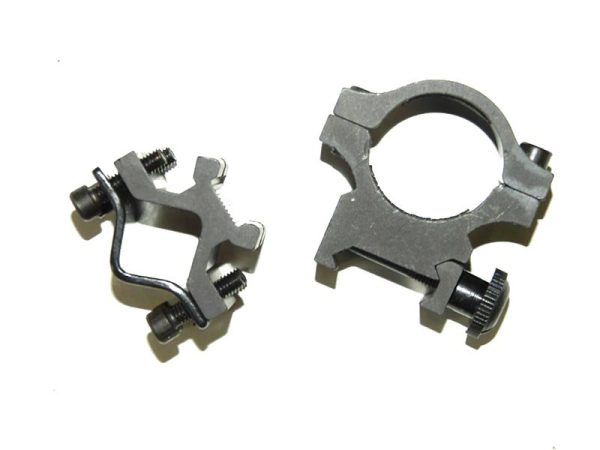 Barrel RIS mount with low 25mm mount ring