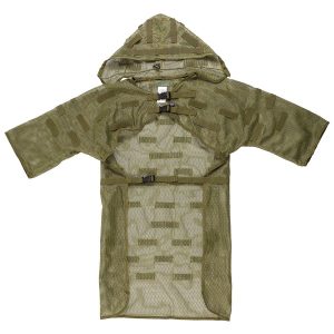 Camouflage mesh cloak with eyelet and hood Olive Drab Camouflage mesh cloak with eyelet and hood Olive Drab