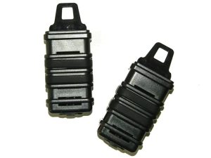 FMA Plastic MOLLE FastMag Pouch for MP7 Magazines, 2 pcs - Black