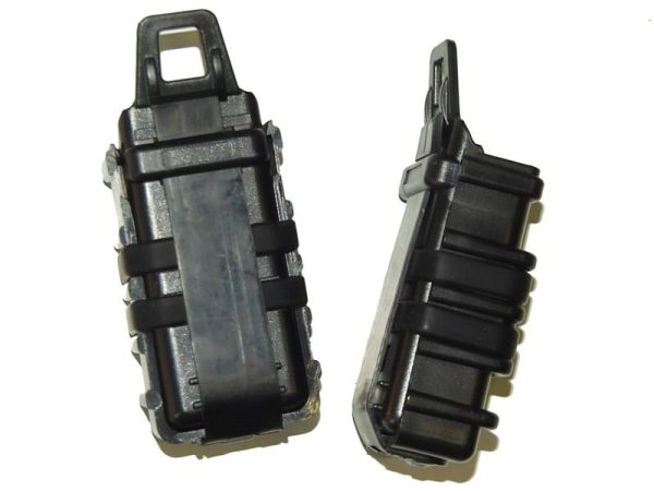FMA Plastic MOLLE FastMag Pouch for MP7 Magazines, 2 pcs - Black FMA Plastic MOLLE FastMag Pouch for MP7 Magazines, 2 pcs - Black