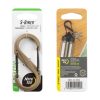 S-BINER® PLASTIC DUAL CARABINER, coyote - size 4 S-BINER® PLASTIC DUAL CARABINER, coyote - size 4