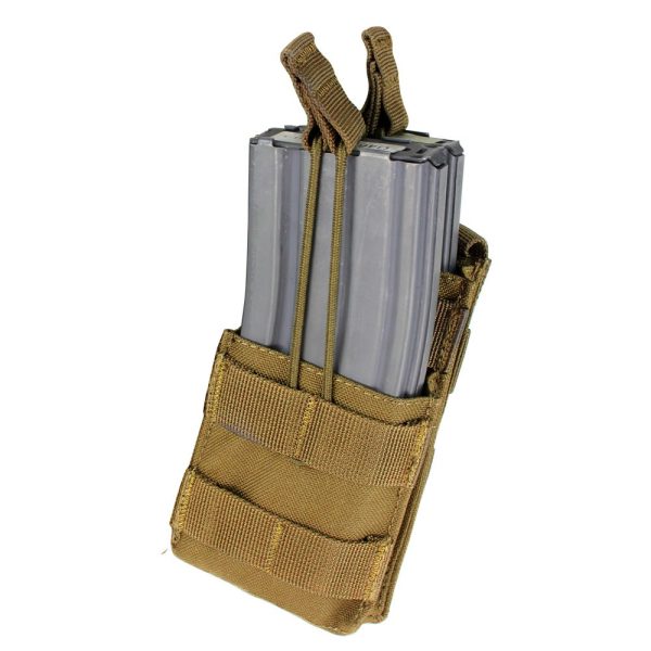 Single 2xM4/2xM16 Open-Top Stacker Mag Pouch COYOTE Single 2xM4/2xM16 Open-Top Stacker Mag Pouch COYOTE