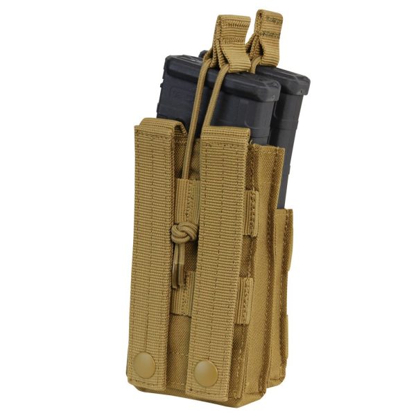 Single 2xM4/2xM16 Open-Top Stacker Mag Pouch COYOTE Single 2xM4/2xM16 Open-Top Stacker Mag Pouch COYOTE