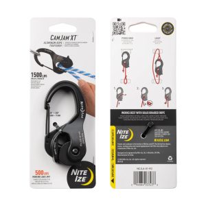 CamJam® XT™ Aluminum Rope Tightener, black - large