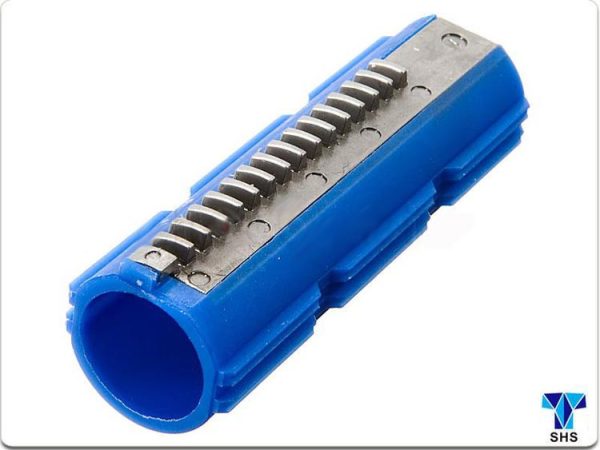 Reinforced 15 metal half teeth piston
