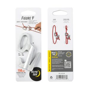 Figure 9® Rope Tightener, silver - large Figure 9® Rope Tightener, silver - large