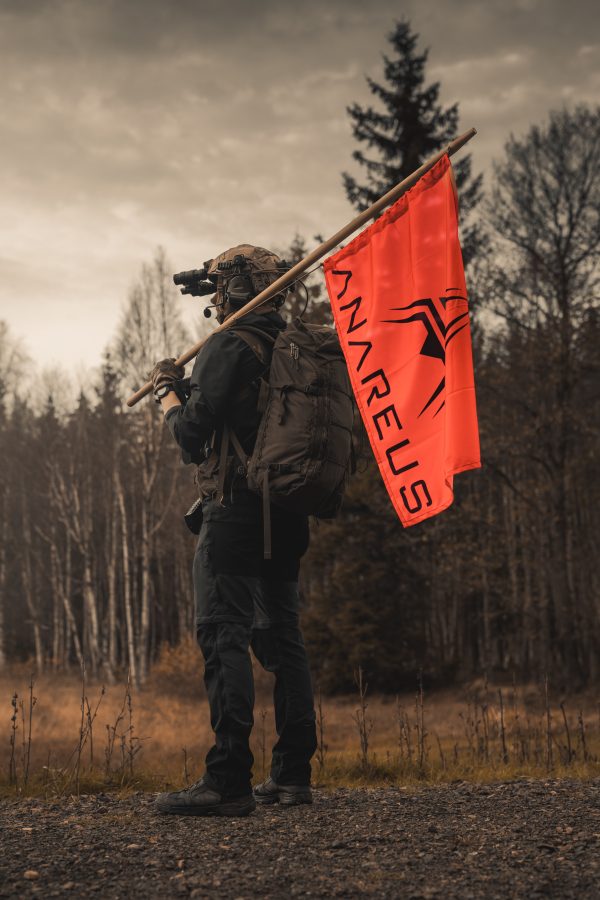 ANAREUS Game Mode Flag 60x90 cm - Red Game Mode Flag 60x90 cm - Red