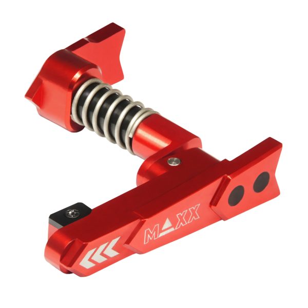 CNC Aluminum Advanced Magazine Release Style A for M4/M16 - Red CNC Aluminum Advanced Magazine Release Style A for M4/M16 - Red