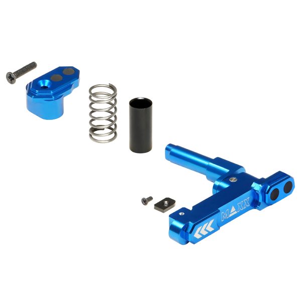 CNC Aluminum Advanced Magazine Release Style B for M4/M16 - Blue CNC Aluminum Advanced Magazine Release Style B for M4/M16 - Blue
