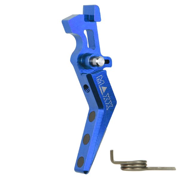 CNC Aluminum Advanced Trigger (Style A) (Blue) for M16 AEG Series CNC Aluminum Advanced Trigger (Style A) (Blue) for M16 AEG Series