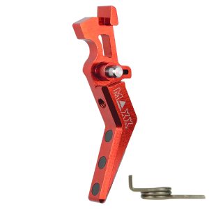 CNC Aluminum Advanced Trigger (Style A) (Red) for M16 AEG Series CNC Aluminum Advanced Trigger (Style A) (Red) for M16 AEG Series