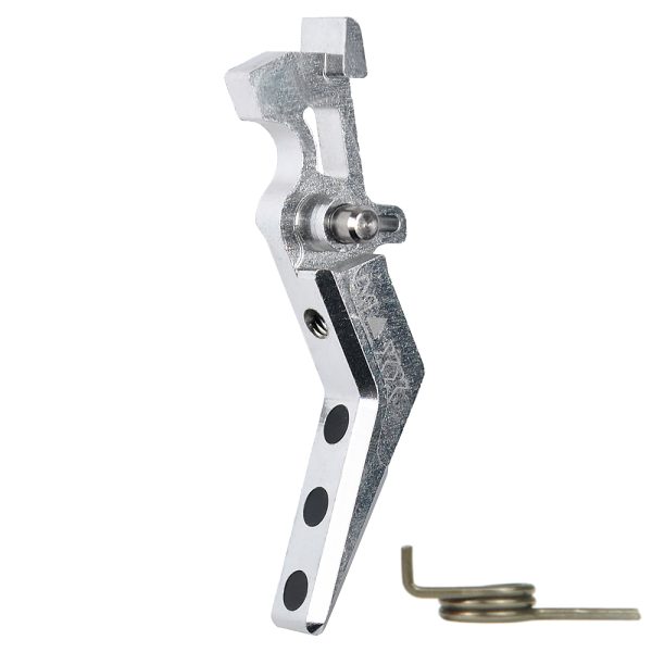 CNC Aluminum Advanced Trigger (Style A) (Silver) for M16 AEG Series CNC Aluminum Advanced Trigger (Style A) (Silver) for M16 AEG Series