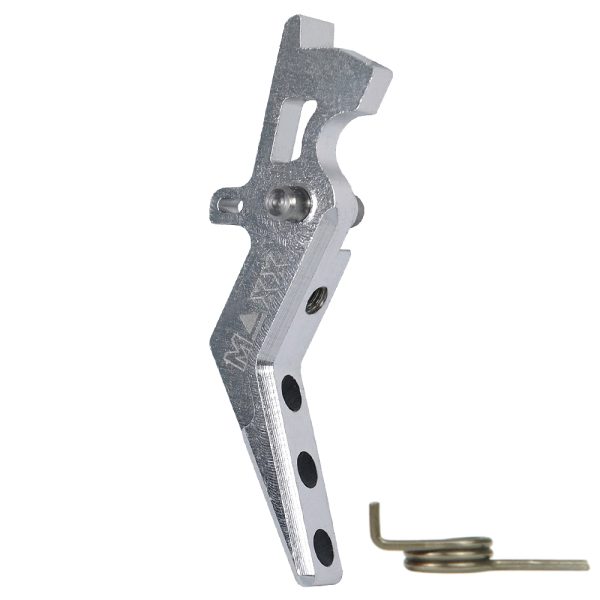 CNC Aluminum Advanced Trigger (Style A) (Silver) for M16 AEG Series CNC Aluminum Advanced Trigger (Style A) (Silver) for M16 AEG Series