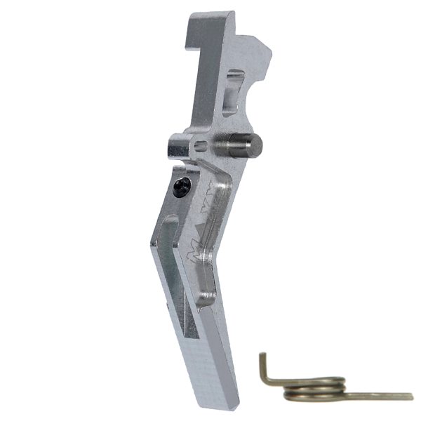 CNC Aluminum Advanced Trigger (Style A) (Silver) for M16 AEG Series CNC Aluminum Advanced Trigger (Style A) (Silver) for M16 AEG Series