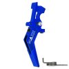 CNC Aluminum Advanced Speed Trigger (Style A) (Blue) for M16 AEG Series