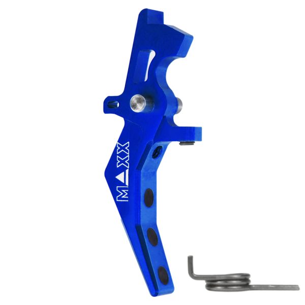 CNC Aluminum Advanced Speed Trigger (Style B) (Blue) for M16 AEG Series CNC Aluminum Advanced Speed Trigger (Style B) (Blue) for M16 AEG Series